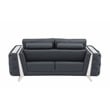 Titan Furnishings Modern Genuine Italian Leather Upholstered Loveseat