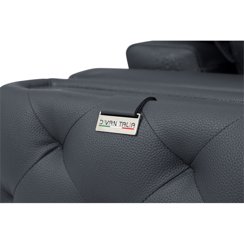 Titan Furnishings Modern Genuine Italian Leather Upholstered Chair