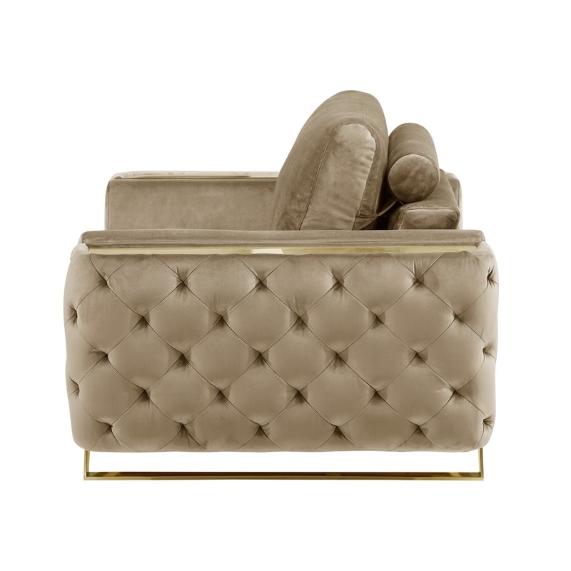 Titan Furnishings Modern Italian Fabric Sofa Set
