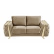 Titan Furnishings Modern Italian Fabric Loveseat