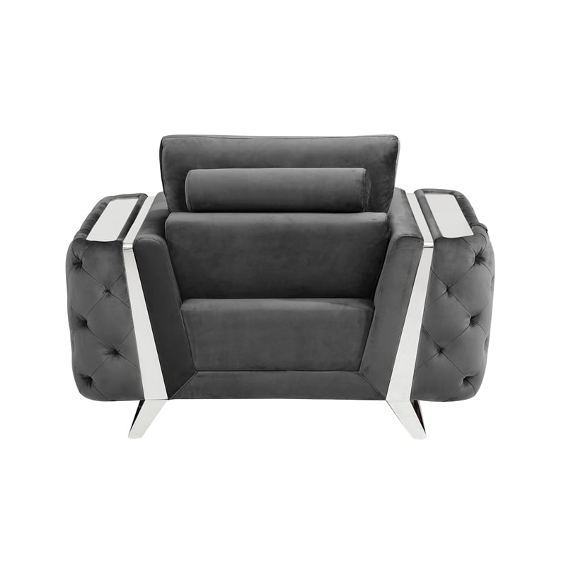 Titan Furnishings Modern Italian Fabric Sofa Set