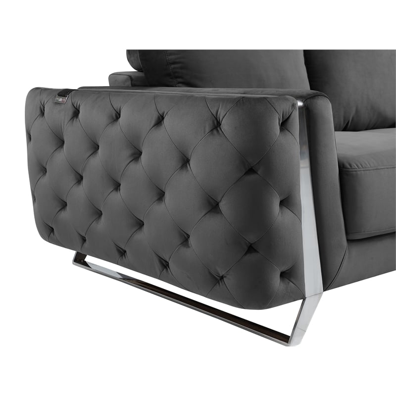 Titan Furnishings Modern Italian Fabric Sofa Set