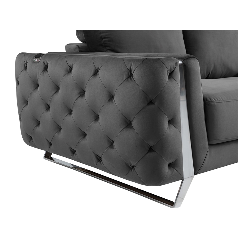 Titan Furnishings Modern Italian Fabric Sofa Set