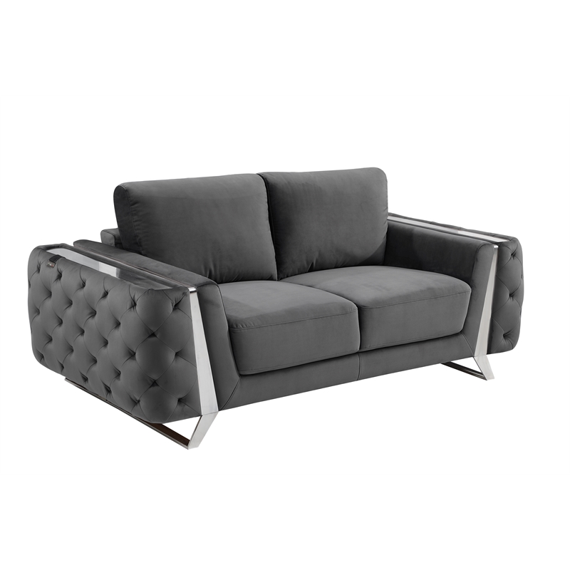 Titan Furnishings Modern Italian Fabric Sofa Set