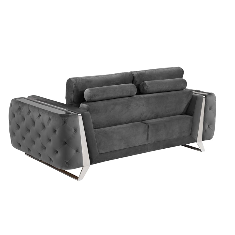 Titan Furnishings Modern Italian Fabric Loveseat