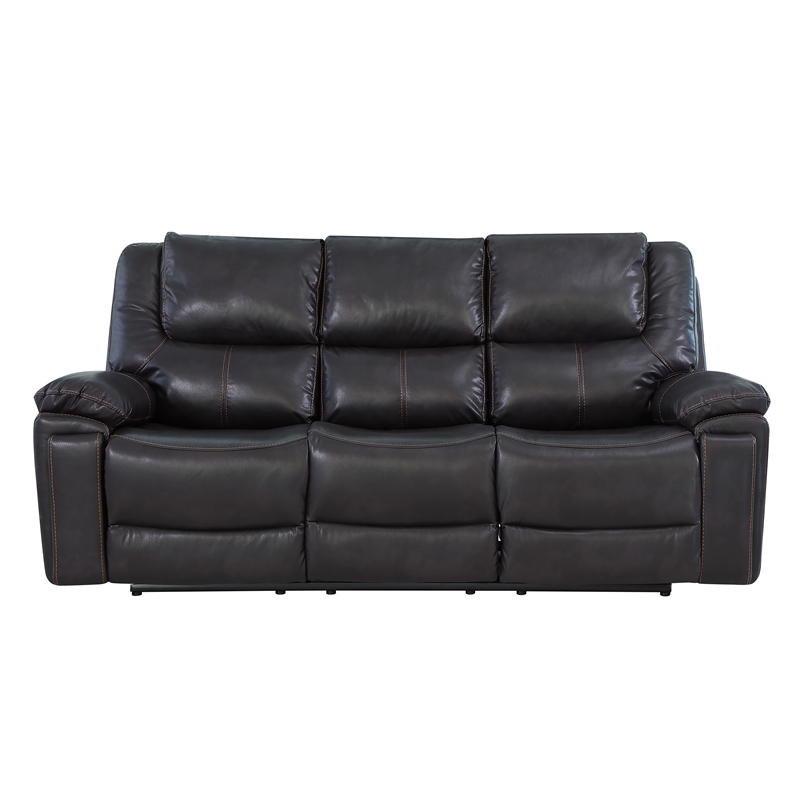 Titan Furnishings 2-Piece Leather Air Sofa with Console Loveseat