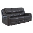 Titan Furnishings 2-Piece Leather Air Sofa with Console Loveseat
