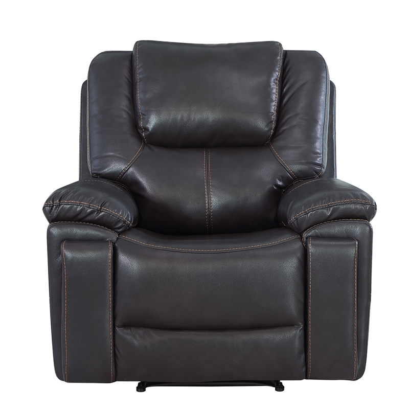 Titan Furnishings 3-Piece Leather Air Sofa Set with Console Loveseat
