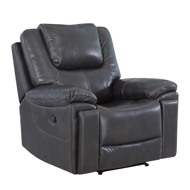 Titan Furnishings 3-Piece Leather Air Sofa Set with Console Loveseat