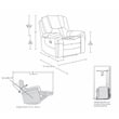 Titan Furnishings 3-Piece Leather Air Sofa Set with Console Loveseat