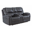 Titan Furnishings 3-Piece Leather Air Sofa Set with Console Loveseat