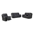 Titan Furnishings 3-Piece Leather Air Sofa Set with Console Loveseat