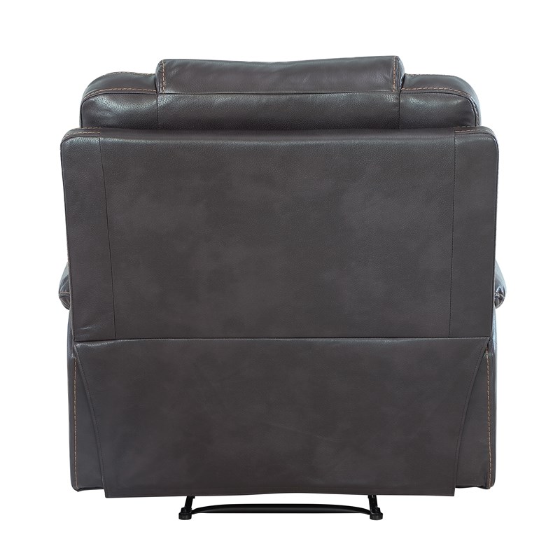 Titan Furnishings Transitional Leather Air Upholstered Reclining Chair