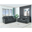 Titan Furnishings 2-Piece Leather Air Sofa with Console Loveseat