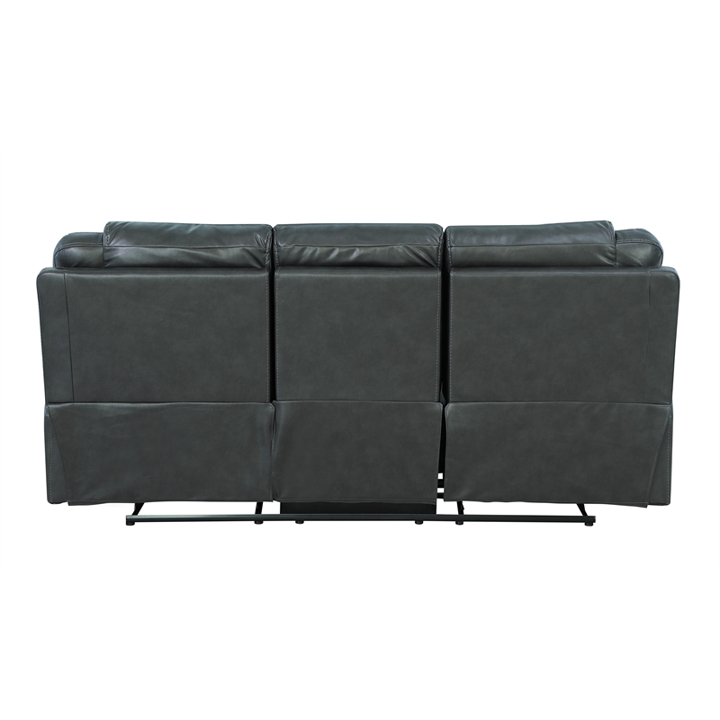 Titan Furnishings 2-Piece Leather Air Sofa with Console Loveseat