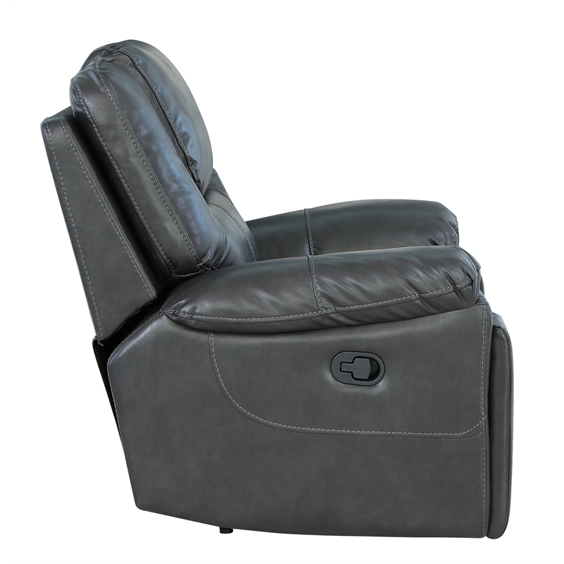 Titan Furnishings 3-Piece Leather Air Sofa Set with Console Loveseat