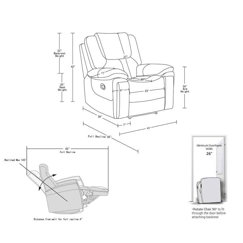 Titan Furnishings 3-Piece Leather Air Sofa Set with Console Loveseat