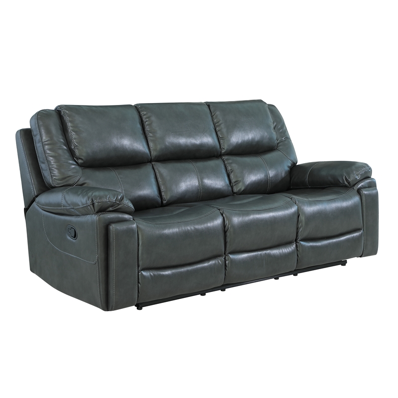 Titan Furnishings 3-Piece Leather Air Sofa Set with Console Loveseat