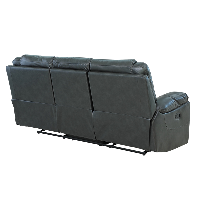 Titan Furnishings 3-Piece Leather Air Sofa Set with Console Loveseat