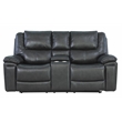 Titan Furnishings 3-Piece Leather Air Sofa Set with Console Loveseat