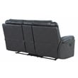 Titan Furnishings Transitional Leather Air Console Loveseat