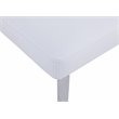 Milan Ema Contemporary Wing-Back Chair in White Faux Leather (Set of 2)
