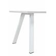 Milan Melbourne  Matte White UV Resistant Outdoor Extendable Table