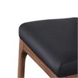 Milan Esmeralda Walnut Veneer 5-PC Dining Set w/ 2-Tone Black/Wood Chairs