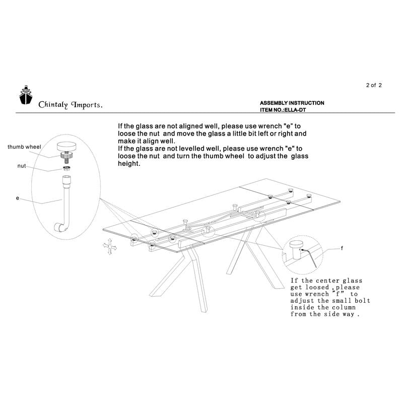Milan Elora Tempered Glass Top Dining Table in Clear/Polished Stainless Steel