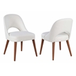 Milan Emerson Dining Set with Black Glass Table & Open Back Chairs
