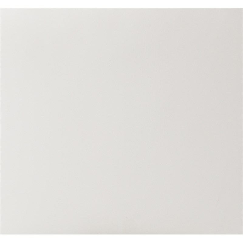 Milan Kenny White Faux Leather Open Back Side Chair with Wood Legs - Set of 2