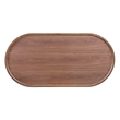 Milan Modern All-Wood Oval Top Cocktail Table