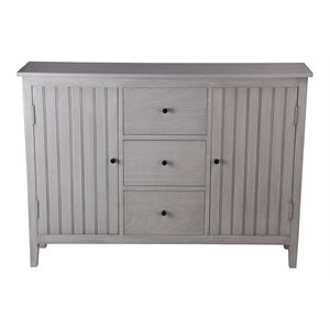 privilege wooden sideboard with 2 doors and 3 drawers in winter stone gray