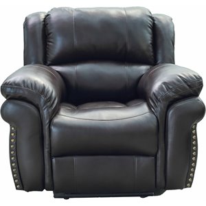 titanic furniture nestor bonded leather recliner chair with usb ports in brown