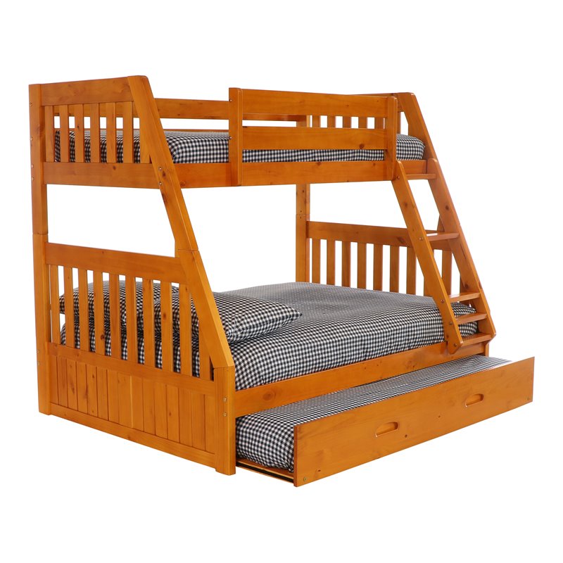 Wood Twin Over Full Bunk Bed, American Furniture Classics Bunk Bed Twin Full