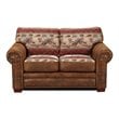 American Furniture Classics Microfiber Deer Valley Loveseat in Brown