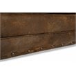 American Furniture Classics Microfiber Angler's Cove Loveseat in Brown
