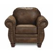 American Furniture Classics Microfiber Sedona Arm Chair in Brown