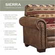 American Furniture Classics Sierra Lodge 4-piece Sleeper Sofa Set in Brown