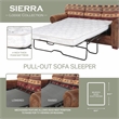 American Furniture Classics Sierra Lodge 4-piece Sleeper Sofa Set in Brown
