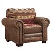 American Furniture Classics Sierra Lodge 4-piece Sleeper Sofa Set in Brown