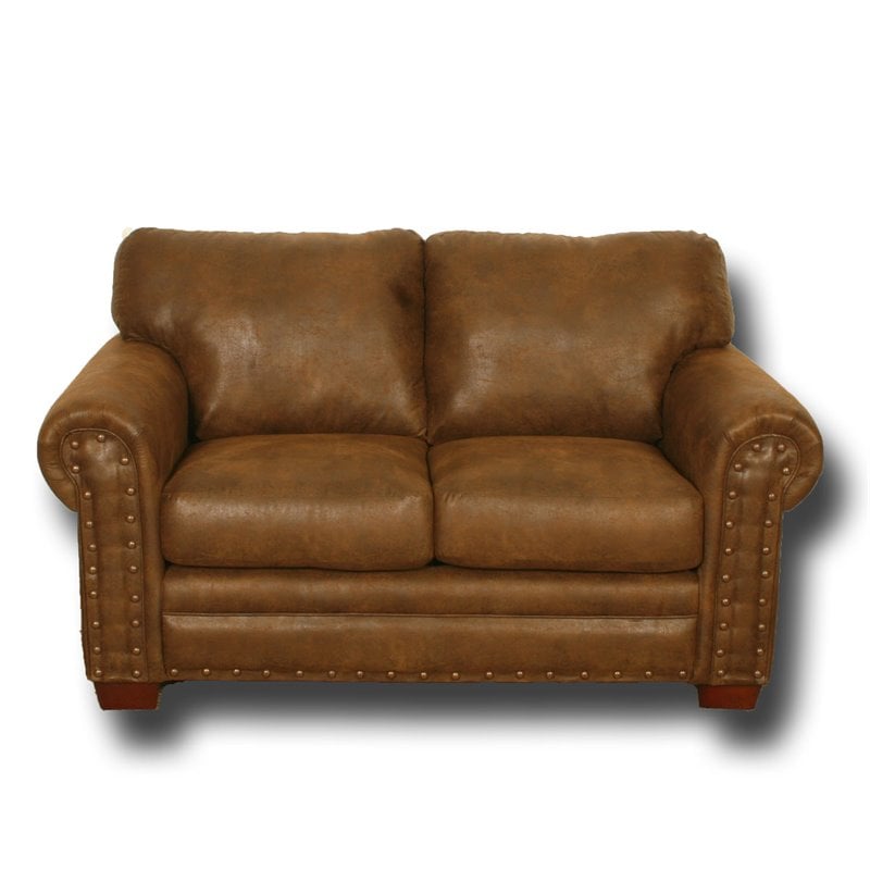 American Furniture Classics Buckskin 4-piece Microfiber Sofa Set in Brown
