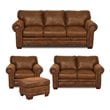 American Furniture Classics Buckskin 4-piece Microfiber Sofa Set in Brown