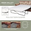 American Furniture Classics Deer Valley 4-piece Sleeper Sofa Set in Brown