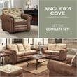 American Furniture Classics Angler's Cove 4-piece Sleeper Sofa Set in Brown