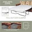American Furniture Classics Angler's Cove 4-piece Sleeper Sofa Set in Brown