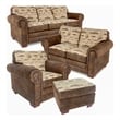 American Furniture Classics Angler's Cove 4-piece Sleeper Sofa Set in Brown