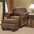 American Furniture Classics Sedona 4-piece Microfiber Sofa Set in Brown