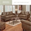 American Furniture Classics Sedona 4-piece Sleeper Sofa Set in Brown