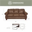 American Furniture Classics Sedona 4-piece Sleeper Sofa Set in Brown